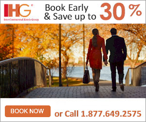 Save up to 20% Off InterContinental Hotels, Crowne Plaza, Holiday Inn, Holiday Inn Express, Candlewood Suites and Staybridge Suites!